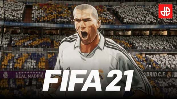 Zidane en la grada en FIFA 21