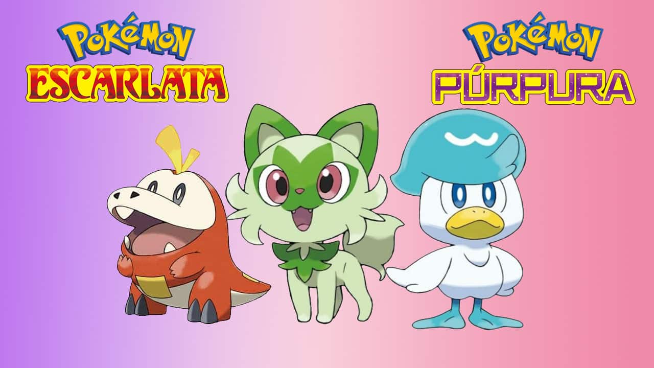 Pokémon Blast News on X: Sprigatito (tipo Planta), Fuecoco (tipo Fogo) e  Quaxly (tipo Água) serão os nomes ocidentais dos Pokémon Iniciais de Pokémon  Scarlet e Pokémon Violet! Qual será o seu