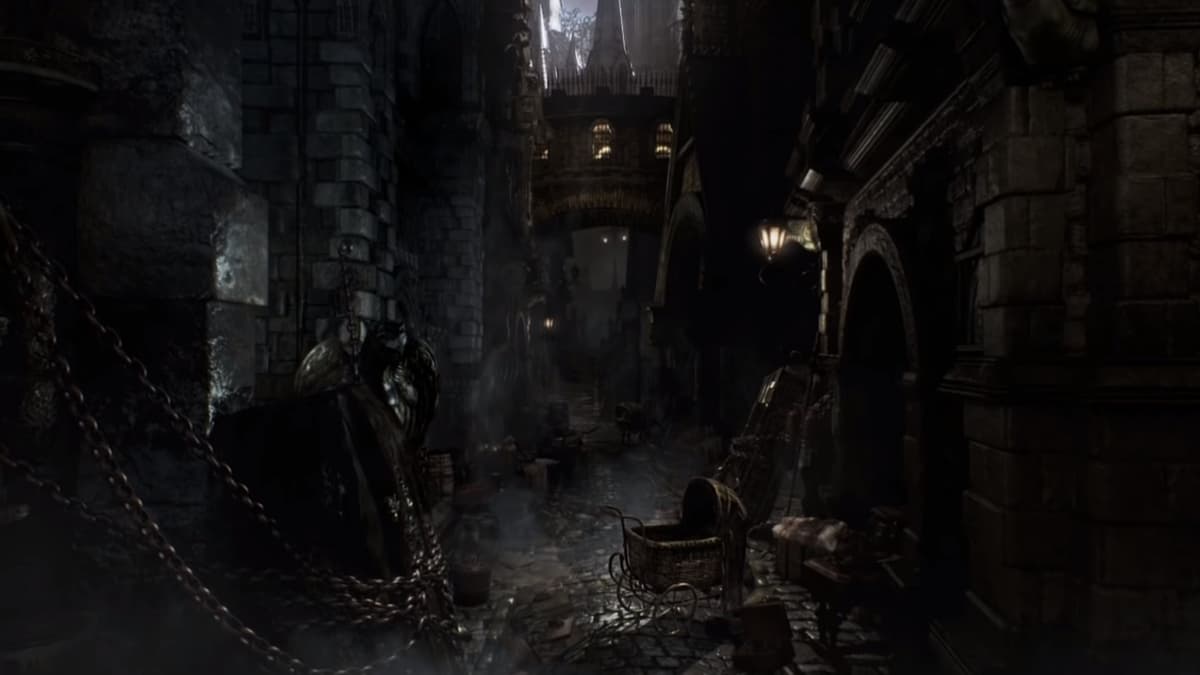 Un callejón oscuro en Bloodborne