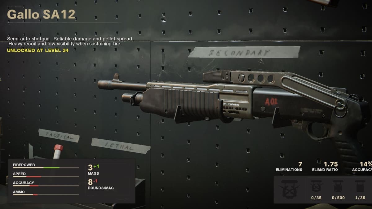 Gallo SA12 Black Ops Cold War