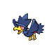 Screenshot of Murkrow in Pokemon Diamond.