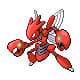 Screenshot of Scizor in Pokemon Diamond.