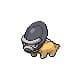 Screenshot of Shieldon in Pokemon Pearl.