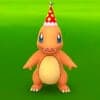 party hat charmander pokemon go