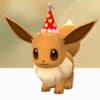 party hat eevee pokemon go