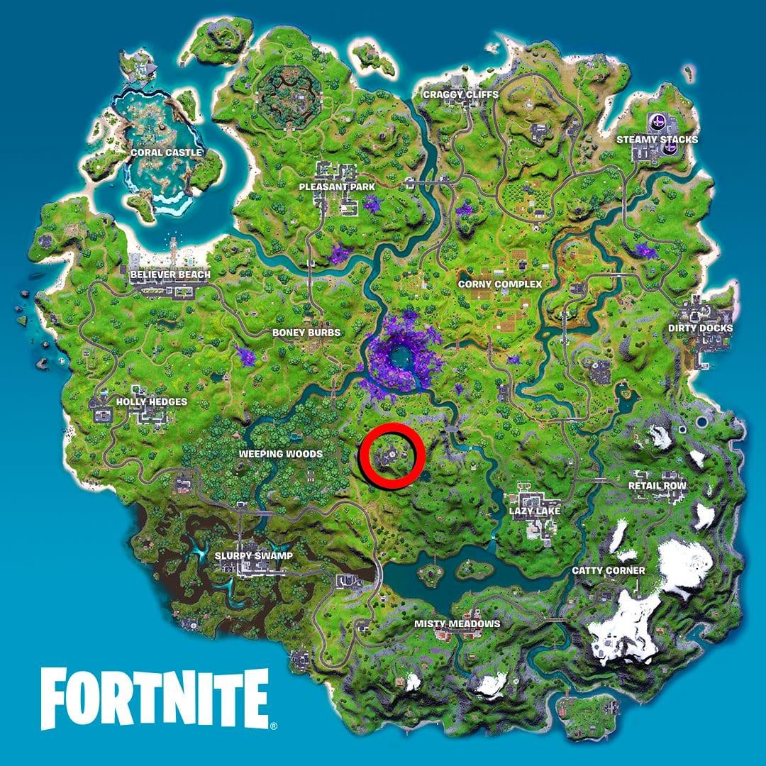 Fortnite localización vaquizador