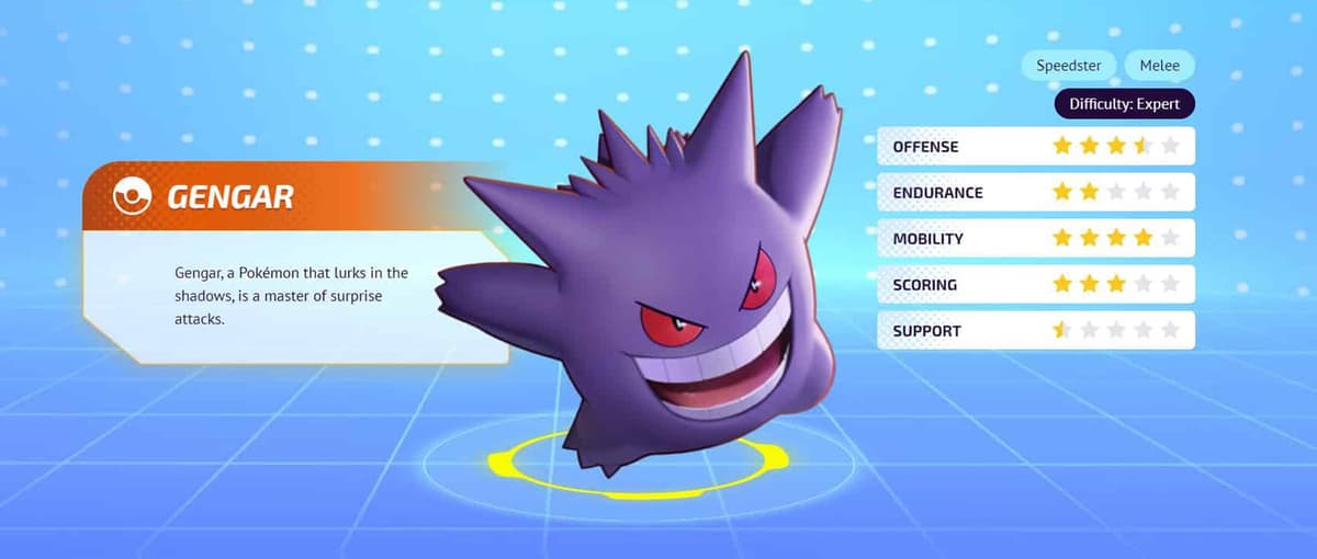 Pokemon Unite Gengar