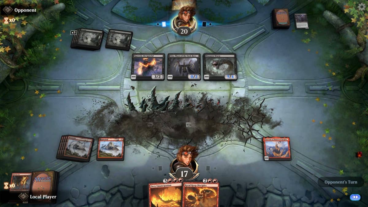 Una imagen del juego en Magic The Gathering Arena