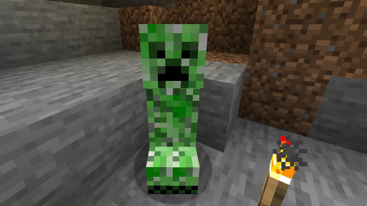 Una imagen de Creeper en Minecraft