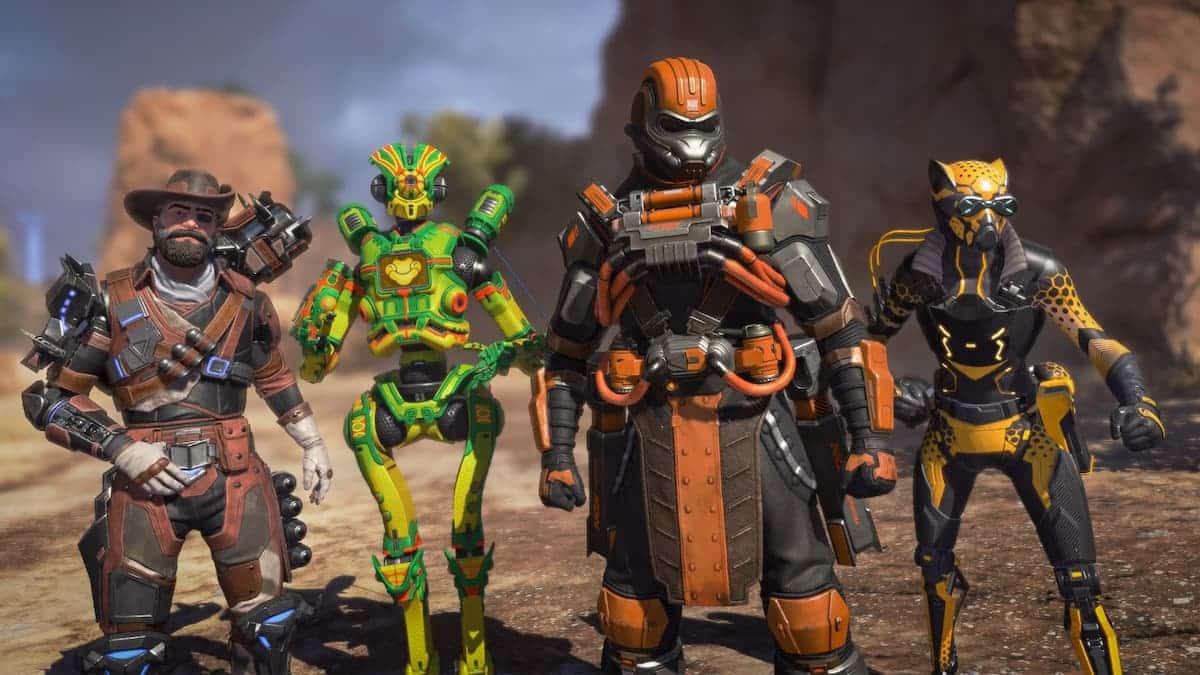 Personajes de Apex Legends en Kings Canyon