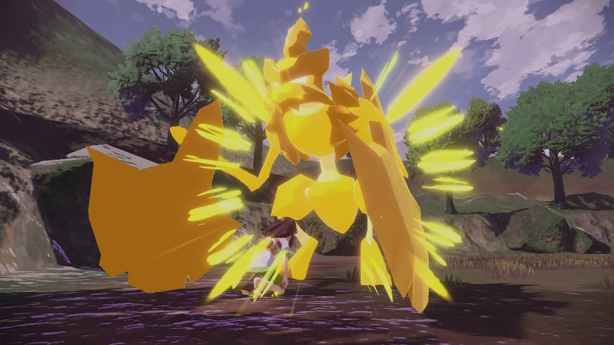 Captura de pantalla de Pokémon Legends Arceus Noble Pokémon.