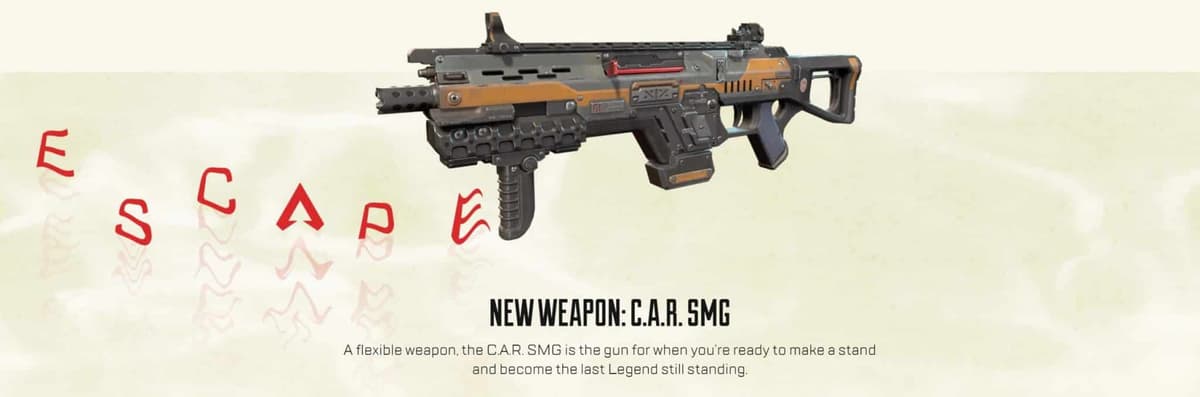 Detalles del CAR SMG de Apex Legends