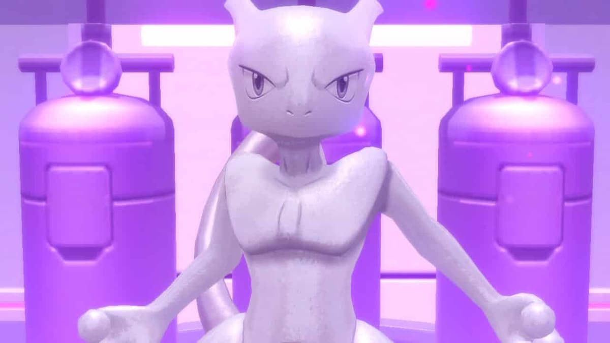 Captura de pantalla del tanque Pokemon Brilliant Diamond & Shining Pearl Mewtwo Ranamas Park