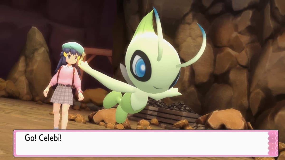 celebi en pokemon bdsp