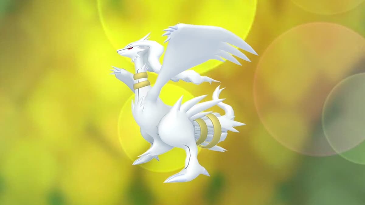 Shiny Reshiram appearing in Pokemon Go