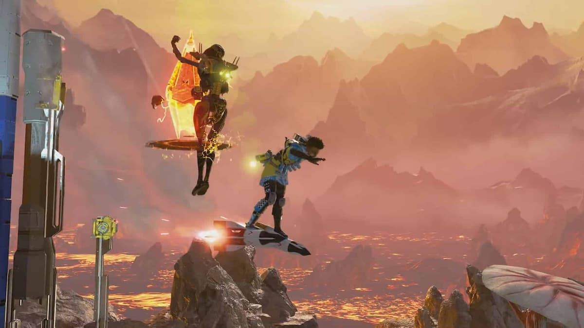 Saltos en paracaídas con el escuadrón de Apex Legends