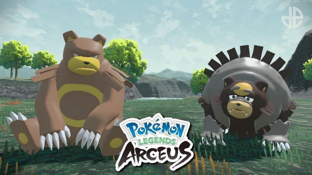 ursaring y ursaluna en pokemon legends arceus