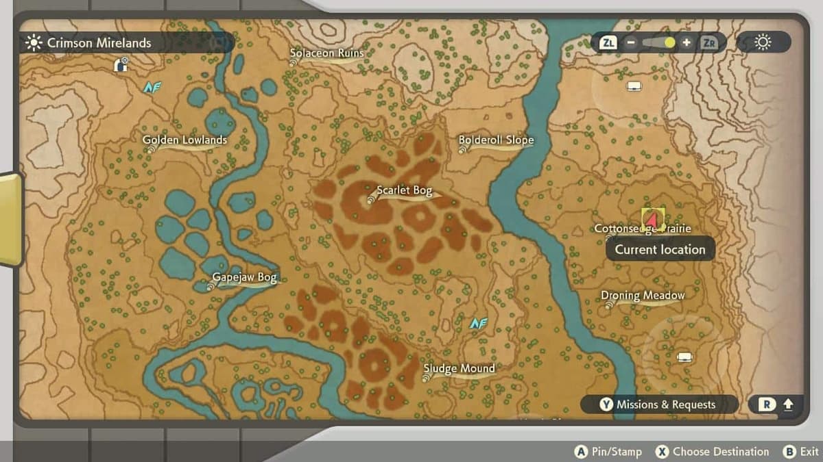 petilil mapa ubicacion en pokemon legends arceus