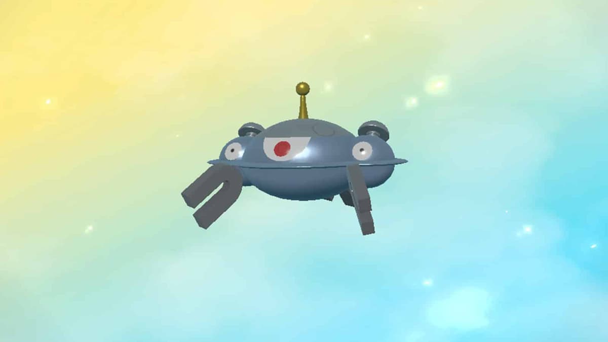 Magneton evolucionando a Magnezone en Pokemon Legends Arceus