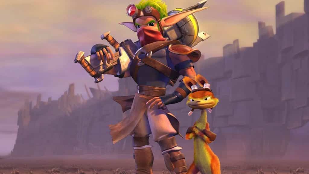 Jak y Daxter con espada