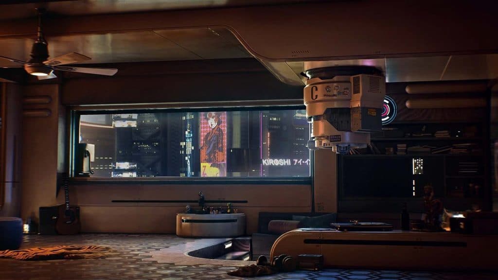 Cyberpunk 2077 apartamento de V