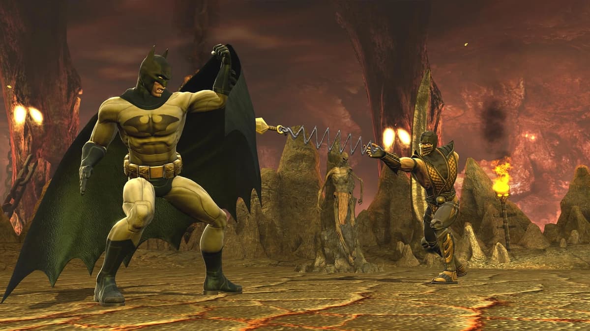 Una imagen de Mortal Kombat vs DC Universe