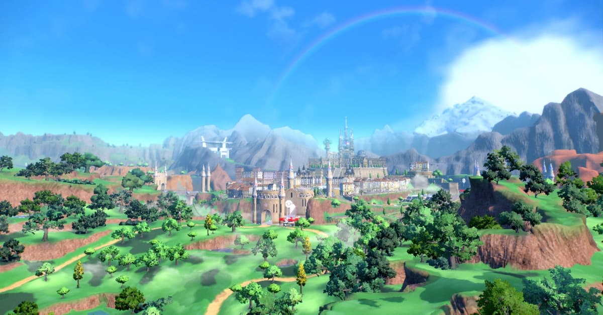 Pokemon Scarlet & Violet overworld map screenshot.