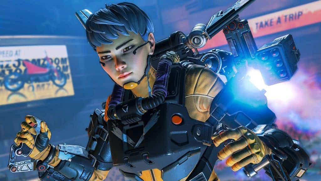 Valkyrie volando en Apex Legends