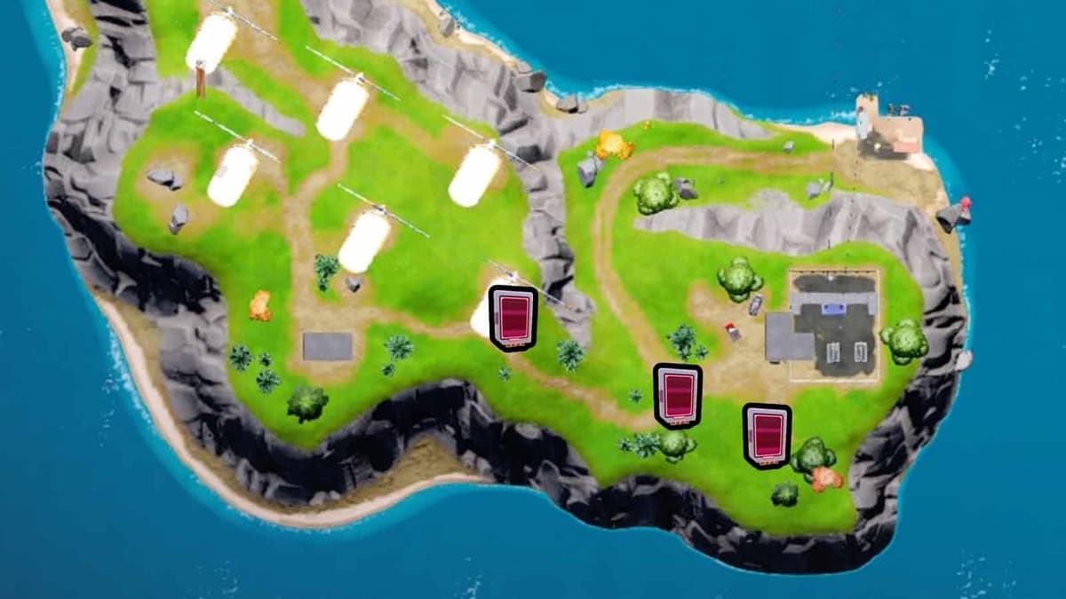 Omni Chip locations at Windbreakers in Fortnite