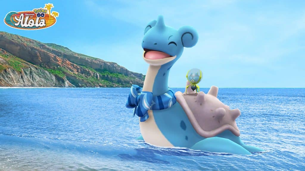 pokemon go lapras con bufanda