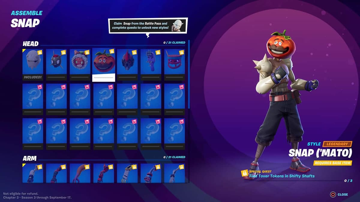 skin chas fortnite personalizada