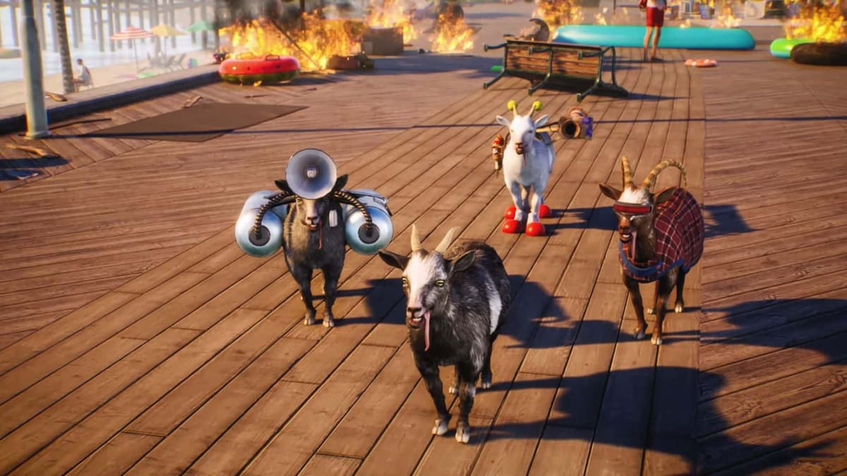 goats en pier goat simulator 3