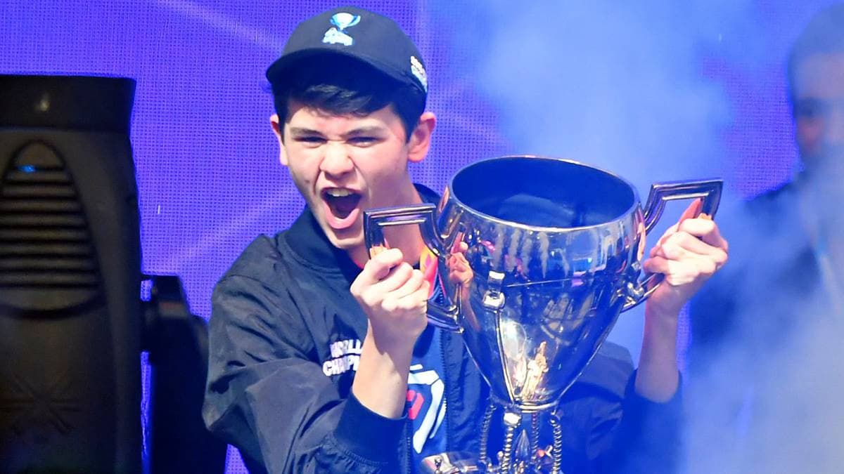 Bugha en la Copa del Mundo de Fortnite