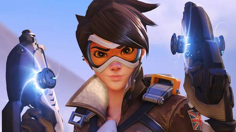 Tracer como posible personaje en Super Smash Bros Ultimate