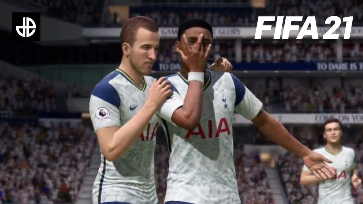 Spurs celebrando un gol en FIFA