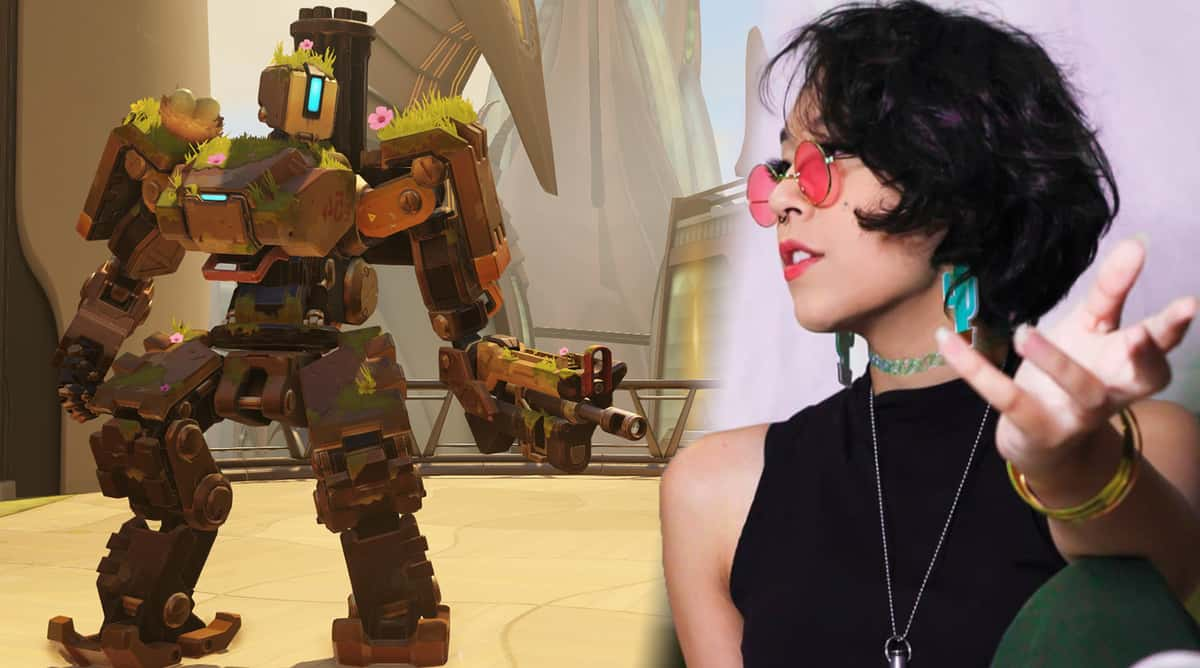 Bastion y cosplayer