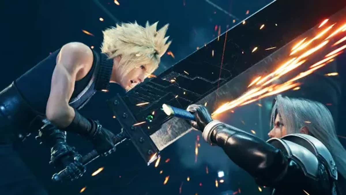 Cloud y Sephiroth en Final Fantasy 7 Remake