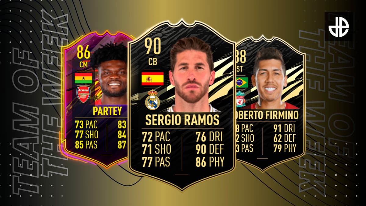 Ramos, Partey y Firmino FIFA 21 TOTW 3