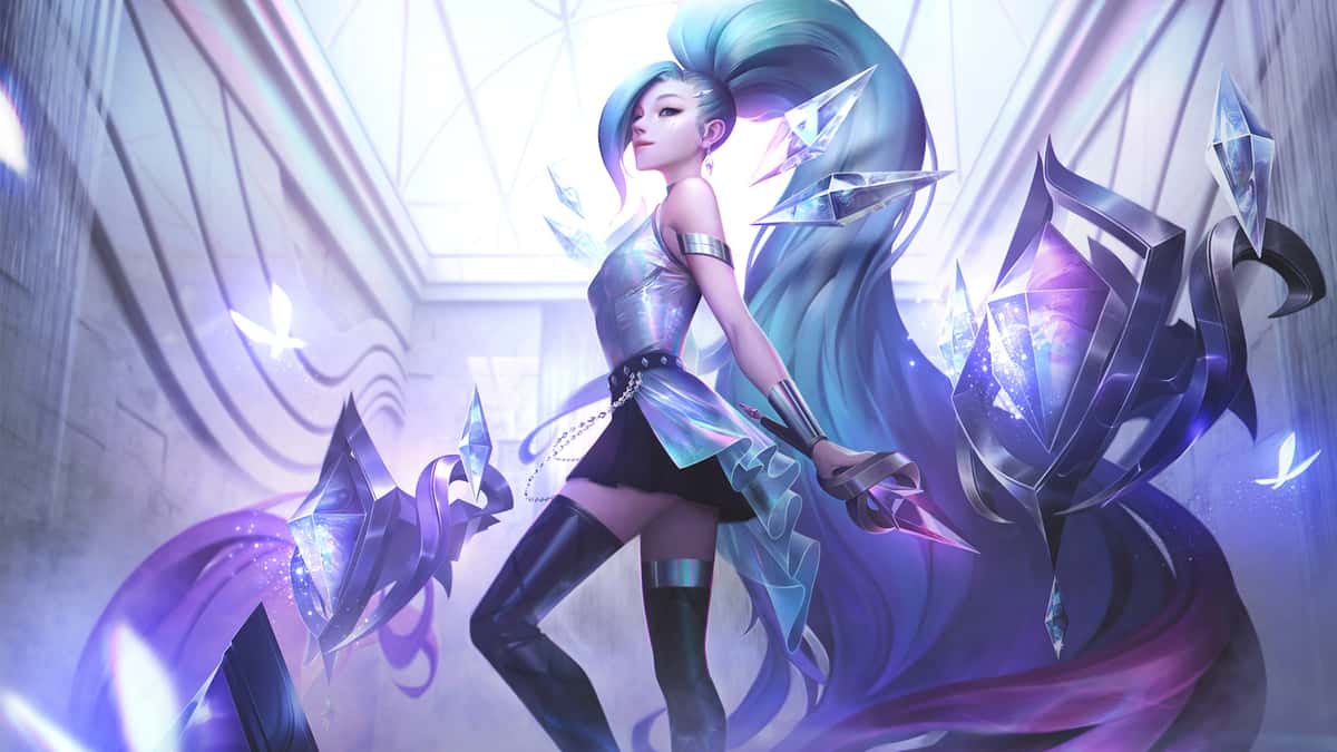 Seraphine con su skin KDA en League of Legends