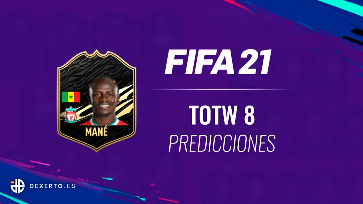 Mane con el logo de FIFA 21