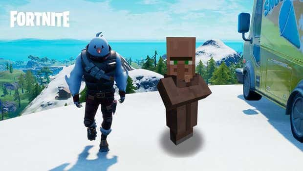 NPC de Fortnite y Minecraft