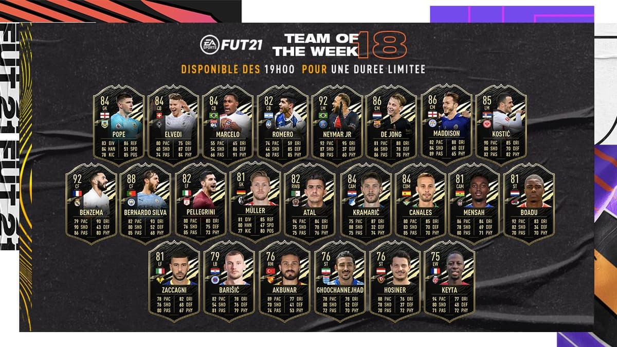 FIFA 21 TOTW 18