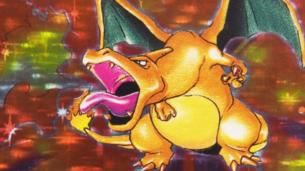 Carta de Charizard en Pokémon