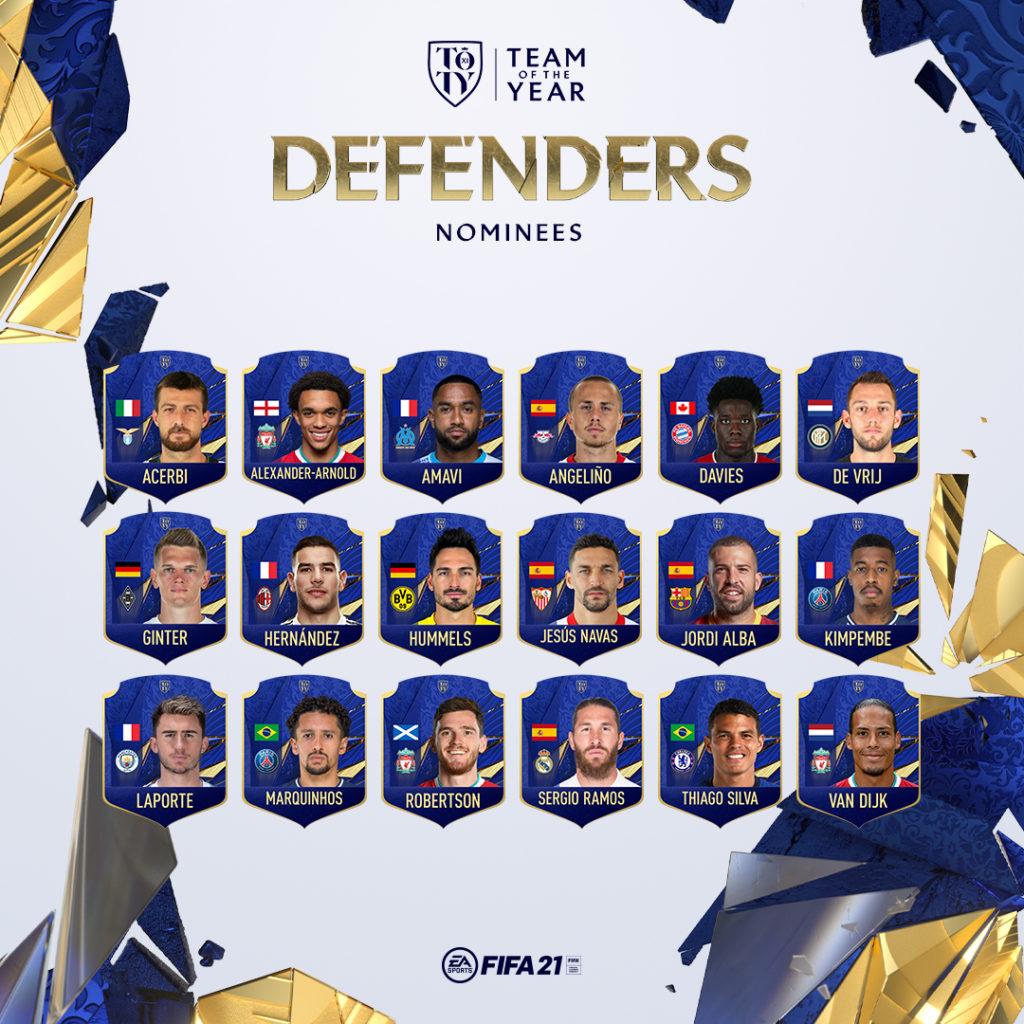 Defensas TOTY FIFA 21