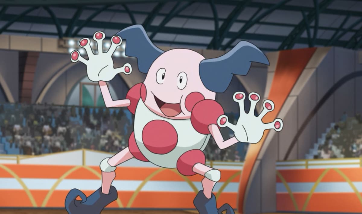 Mr. Mime en el anime Pokémon