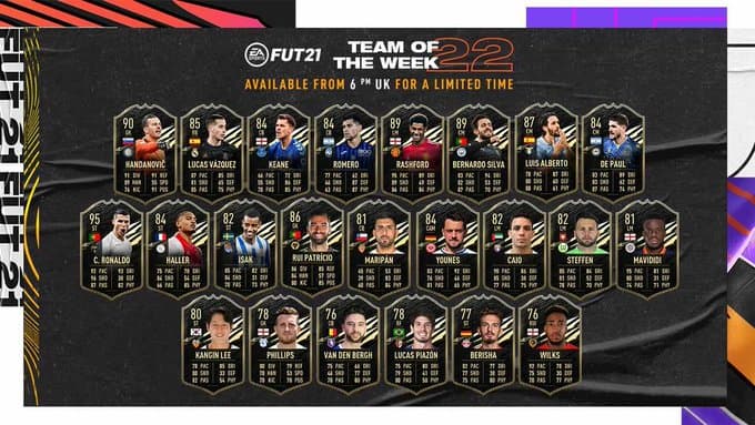 FIFA 21 TOTW 22