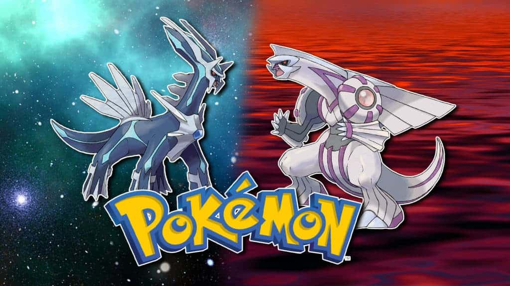 Palkia y Dialga Pokémon diamante y perla