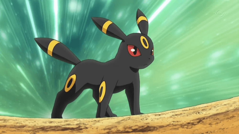 umbreon en el anime de pokémon