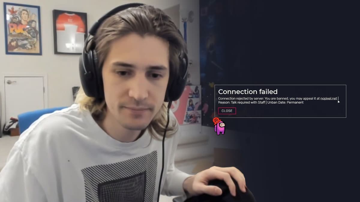 xQc baneado