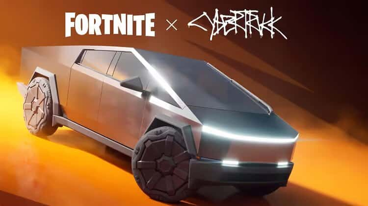 fortnite tesla cybertruck